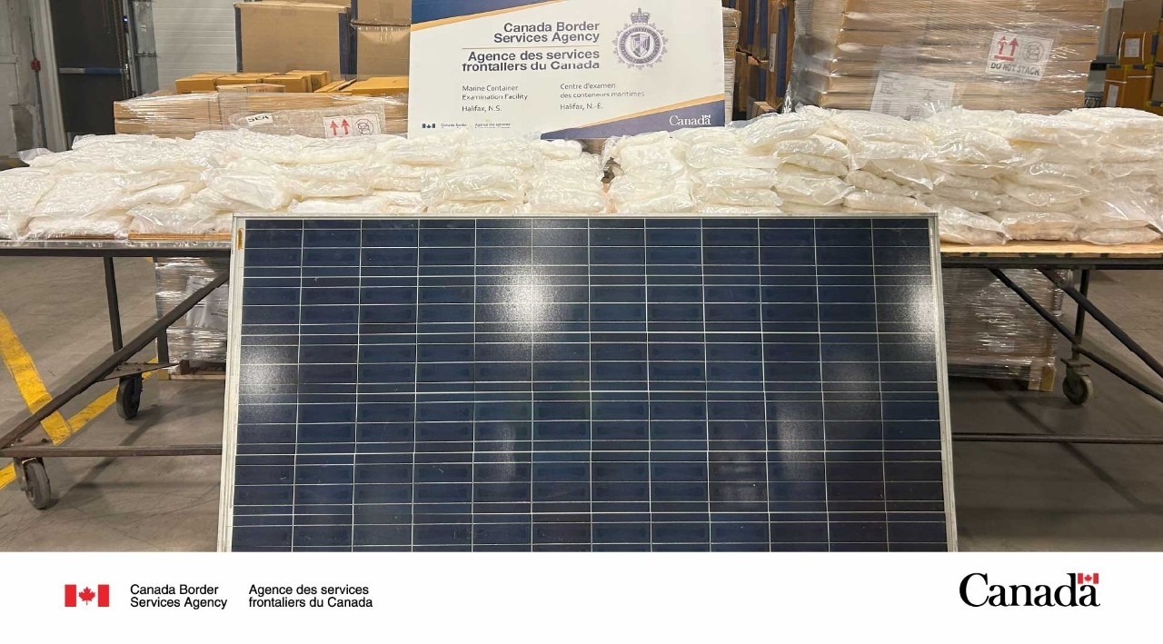CBSA seizes 300 kg of methamphetamine in shipping container destined for the Philippines