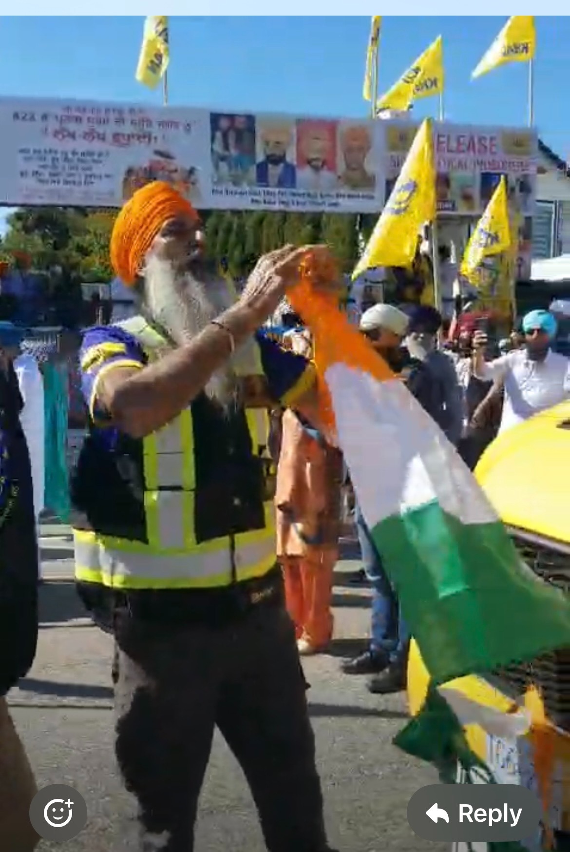 Unscrupulous elements create ruckus during Abbotsford Nagar Kirtan, threaten to physically harm journalists 