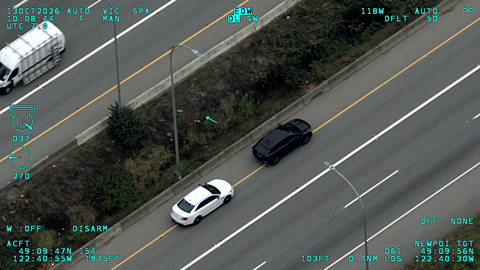 BC Highway Patrol teams up with Air 1 helicopter to reel in a two-time excessive speeder