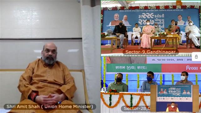 Home minister Amit Shah discharged from AIIMS, attends virtual meet in his constituency