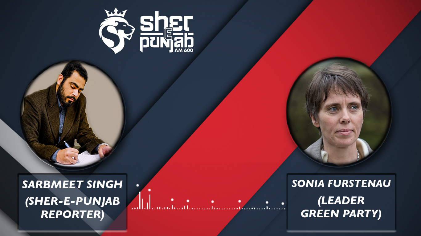 Sher-E-Punjab Reporter Sarbmeet questions Green’s Leader Sonia Furstenau on minority government