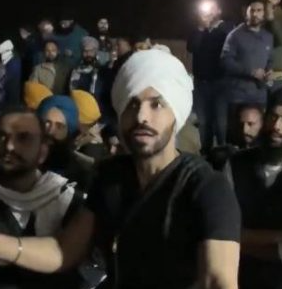Deep Sidhu, Punjabi Actor joins Sher-E-Punjab from ground ZERO, Delhi border with his participation in the farmers protest