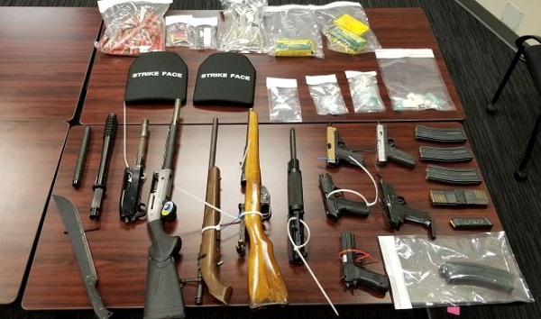 Surrey RCMP seized multiple firearms, drugs, and body armour in Whalley