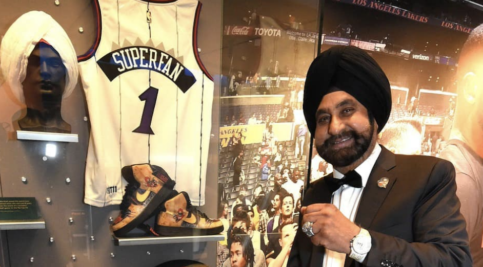 Nav Bhatia Raptors Superfan Becomes 1st Fan Inducted into the Basketball Hall of Fame
