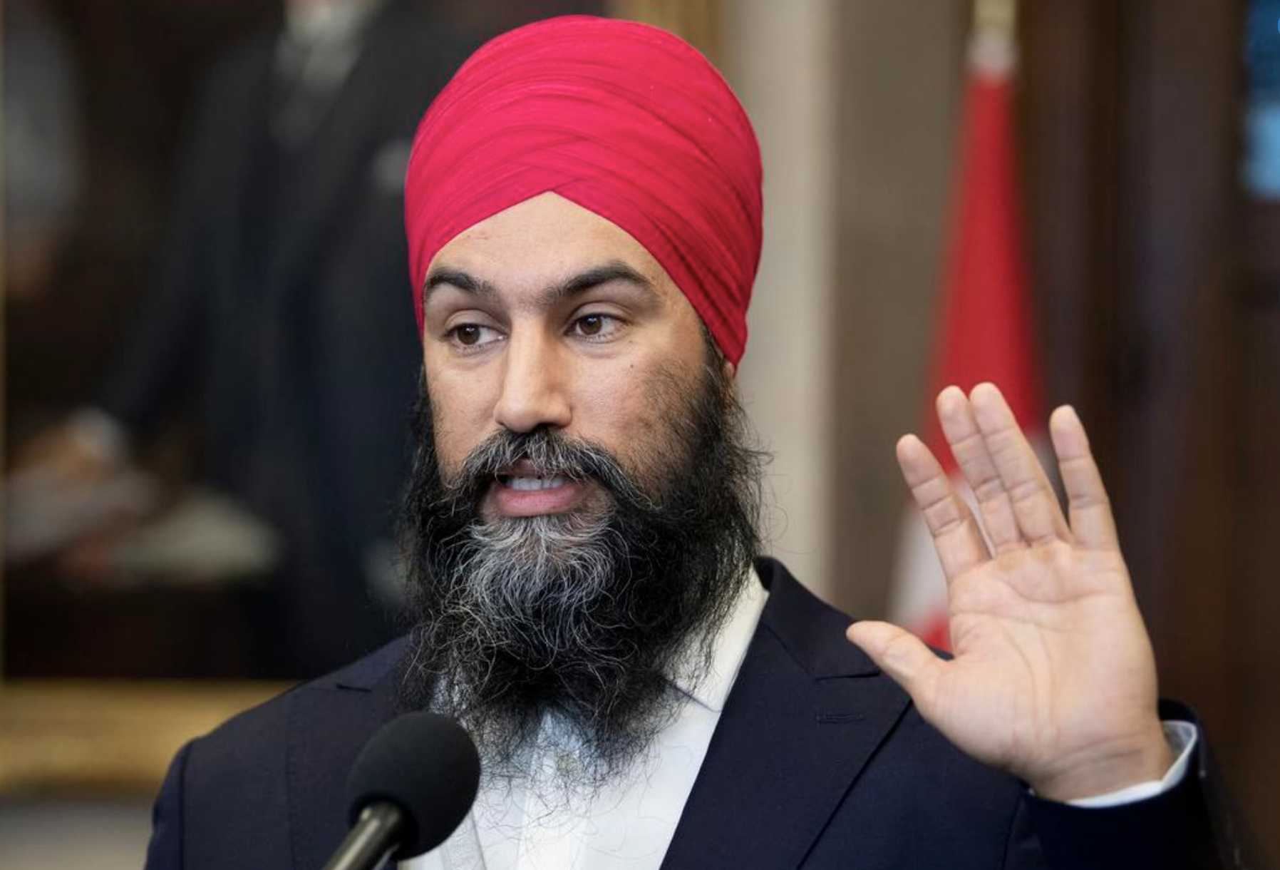 NDP Leader Jagmeet Singh requested an Emergency Debate on the discovery of the graves of 215 children