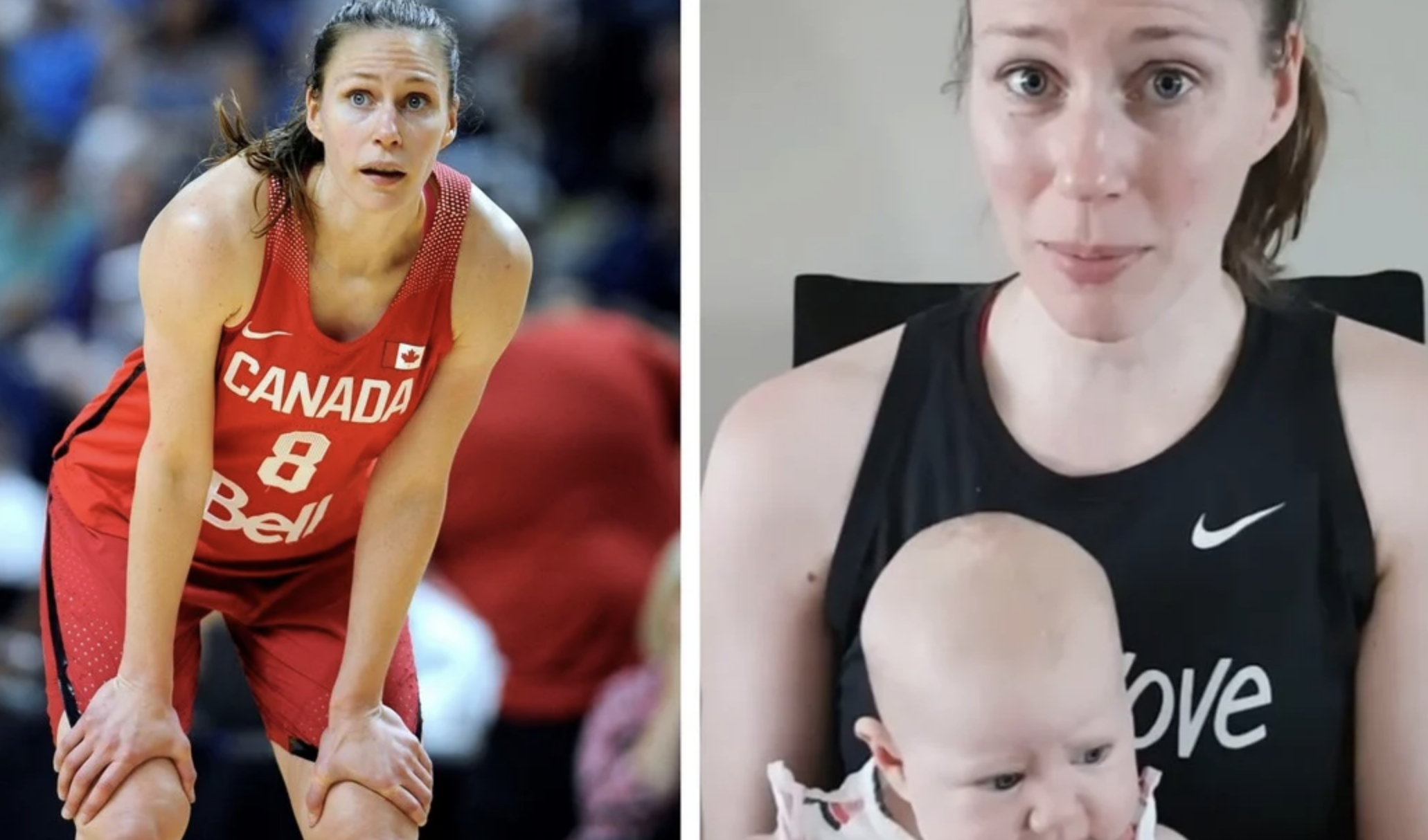 Candian basketball player being forced to decide between being a breastfeeding mom or Olympic athlete