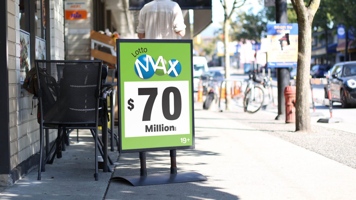 No jackpot winner for Tuesday’s 70 million Lottomax draw