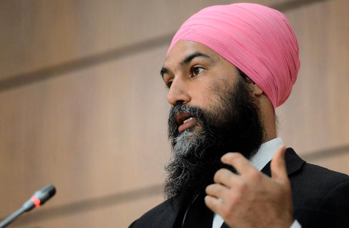 “No more loopholes: making the ultra-rich pay their fair share” says NDP leader Jagmeet Singh