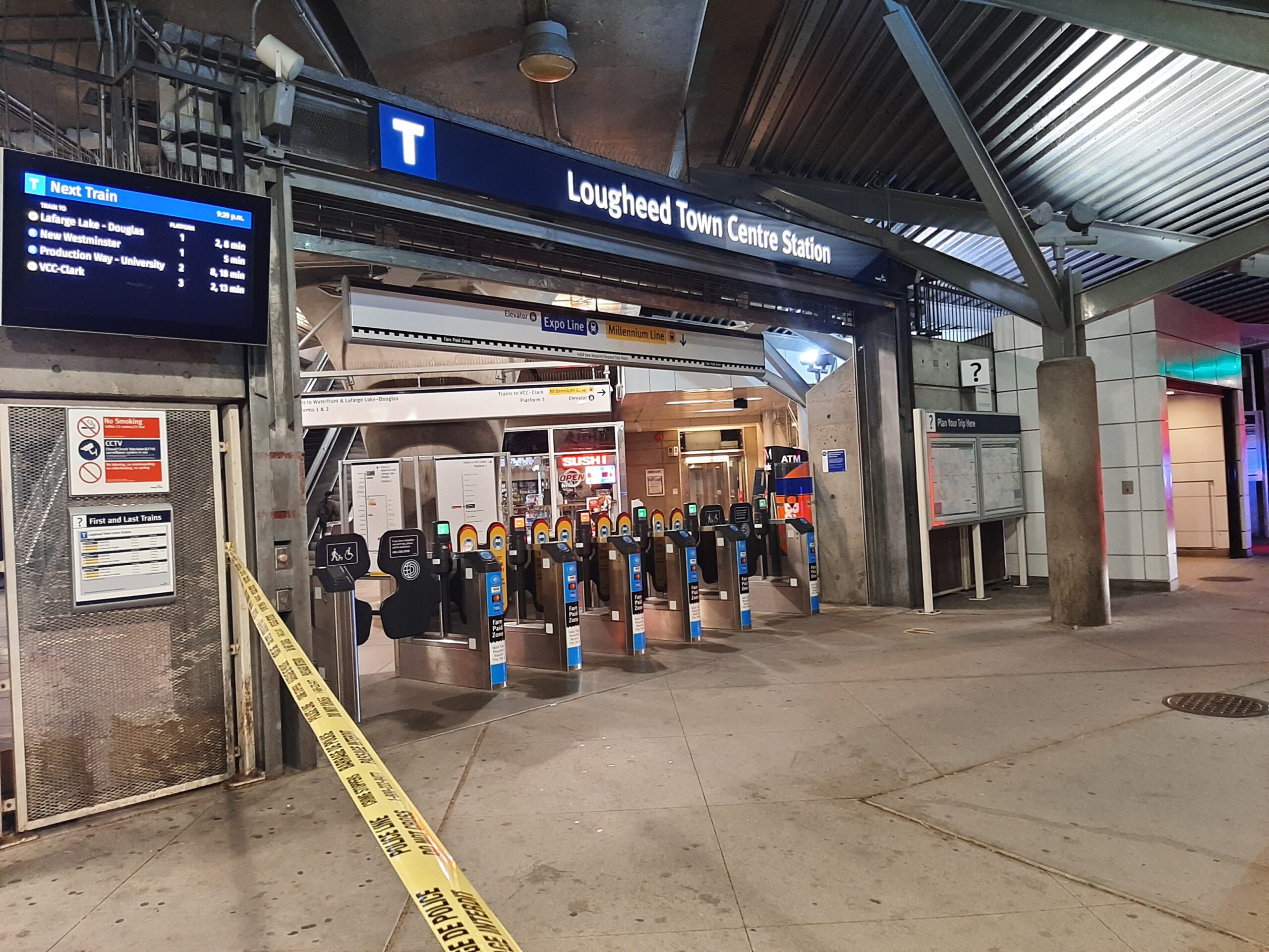 One Man in Hospital After Stabbing at Burnaby SkyTrain Station