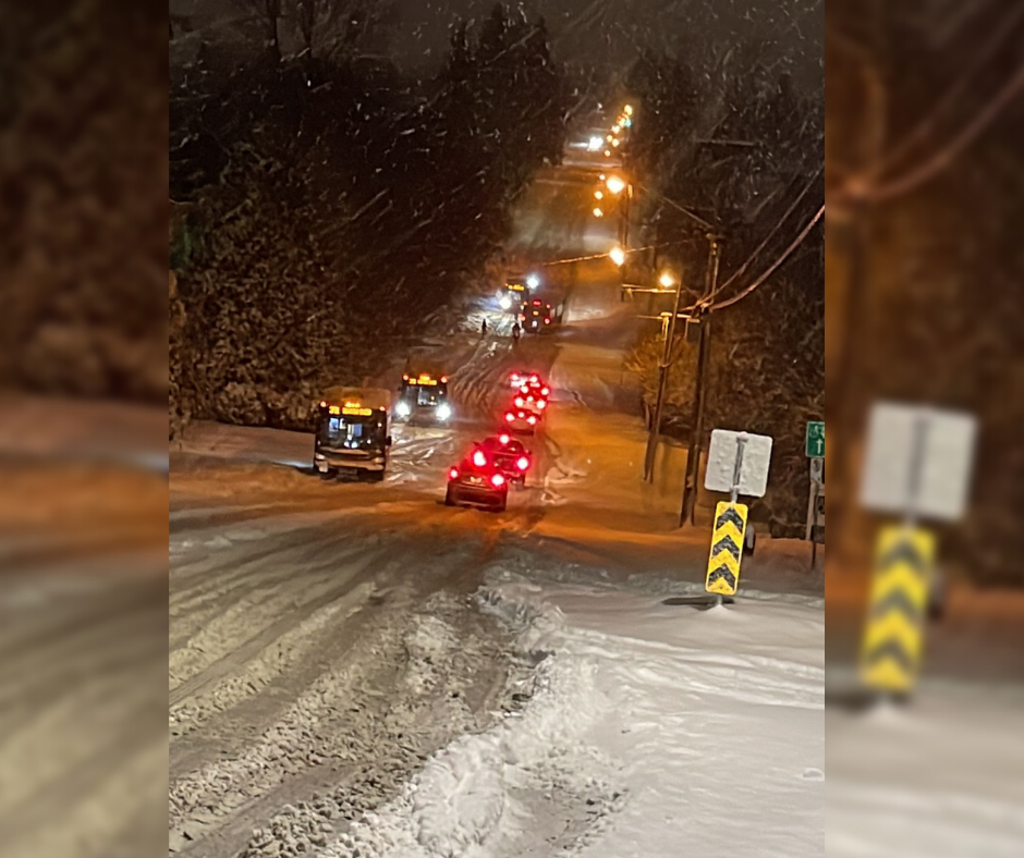 15 to 20 cm of snow blankets the Lower Mainland