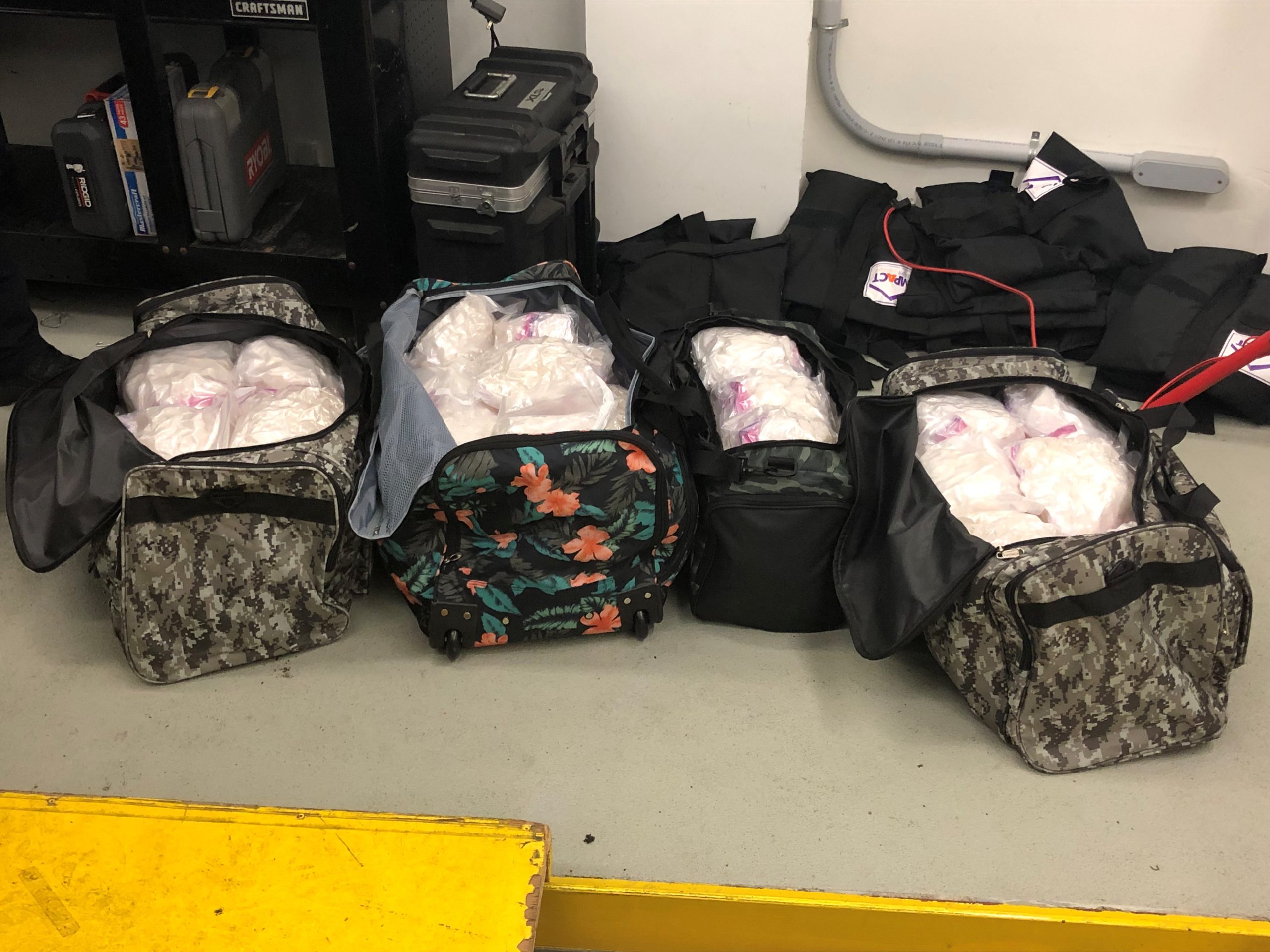 Large Consignment of drugs seized at Pacific Highway Border in Surrey