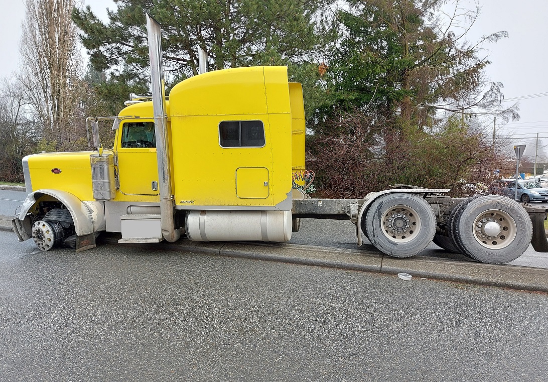Abbotsford Police arrest truck Thief in a dramatic turn of events