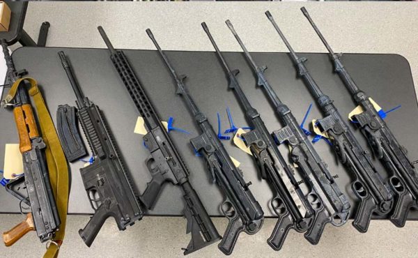 guns seized by coquitlam rcmp