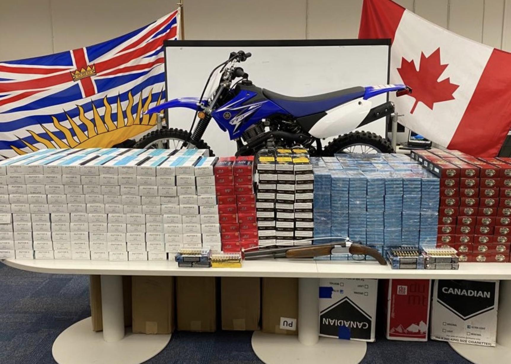 Burnaby RCMP seizes contraband cigarattes worth of $100,000