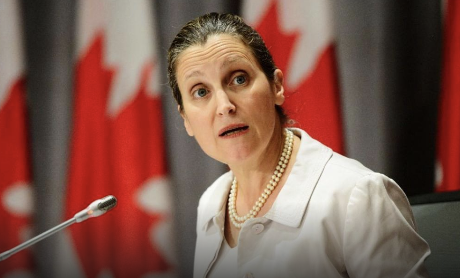 Finance Minister Chrystia Freeland to release 2022 federal budget on April 7