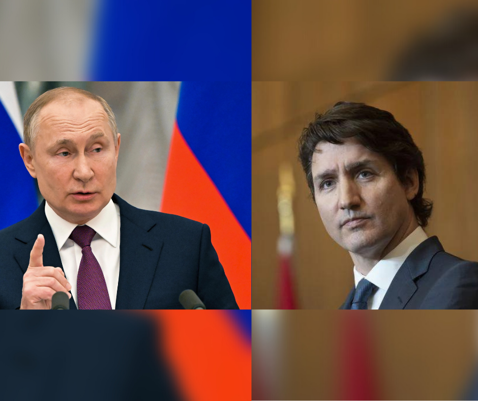 Justin Trudeau and almost every Canadian MP banned from Russia