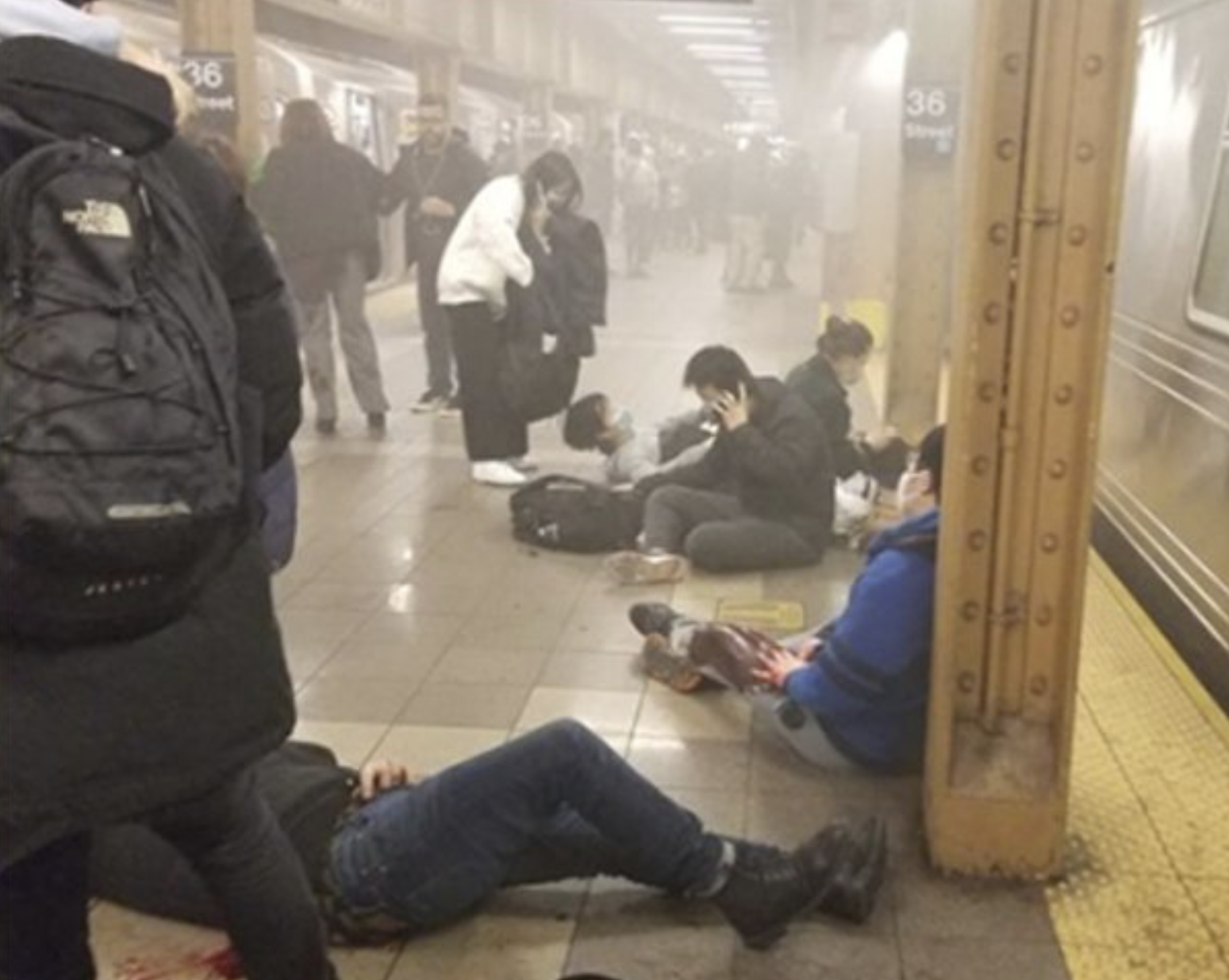 Mass shooting at New York City subway station leads to chaos & panic
