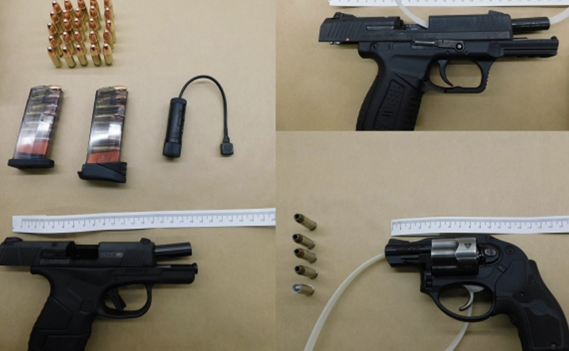 loaded arms seized by BC RCMP