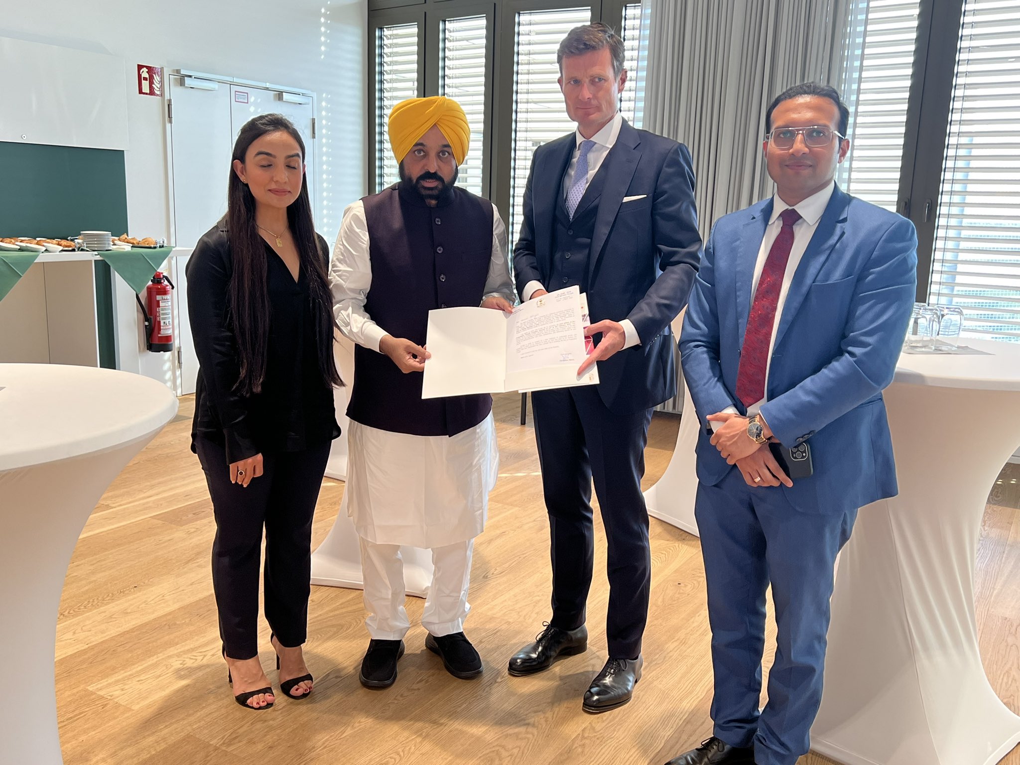 Punjab CM solicits support of leading German Company to address key issues faced by agriculture sector