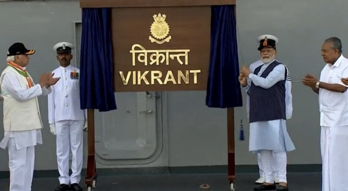 PM Modi Commissions India’s maiden self-made aircraft carrier INS Vikrant