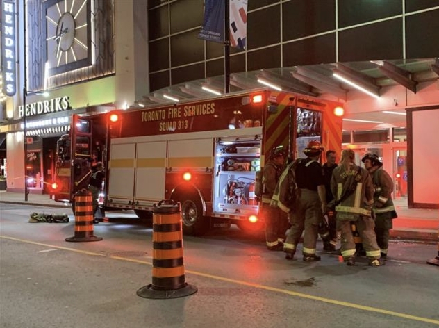 Toronto Eaton evacuated after fire in parking garage