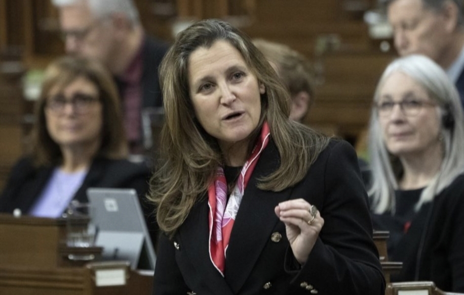 Threat to economy a threat to country’s security, Freeland tells inquiry into Emergencies Act
