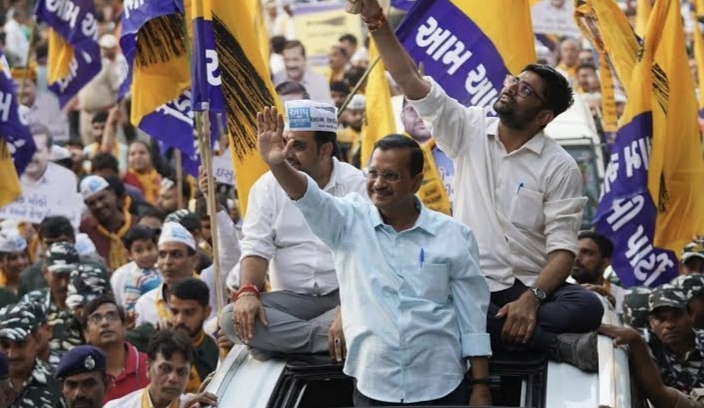 AAP’s infiltration in Gujarat, becomes National Party, Won 5 seats