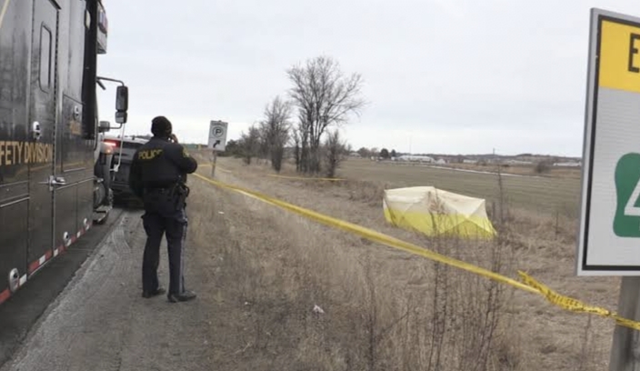 Woman’s body found on Highway 400, OPP appeal for dash cam footage