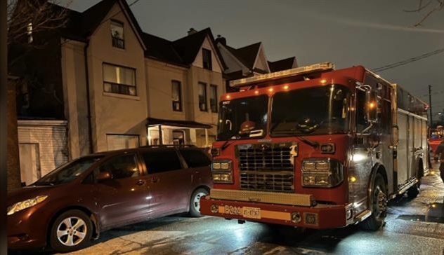 At least 12 people displaced in Toronto home fire