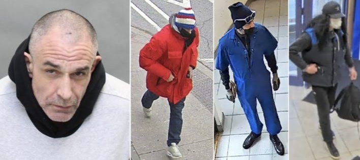 Man out on release order arrested for nine bank robberies over three months: Toronto police