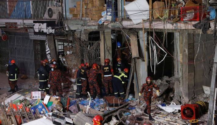 Explosion in Dhaka’s multi-storey building, 15 killed, over 100 injured