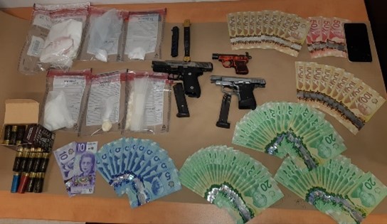 Firearms, drugs, cash seized during traffic stop, Abbotsford police say