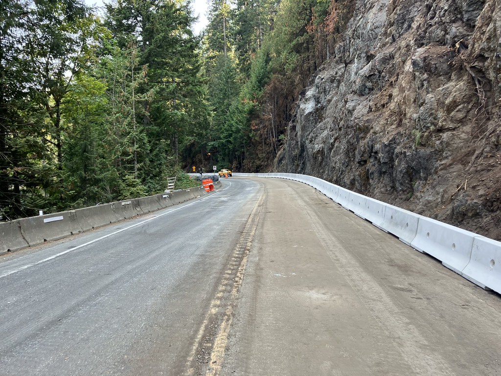 Highway 4 near Cameron Lake Bluffs on Vancouver Island thrown open for traffic
