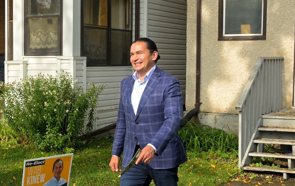 Prime Minister Justin Trudeau congratulates Wab Kinew for winning Manitoba elections