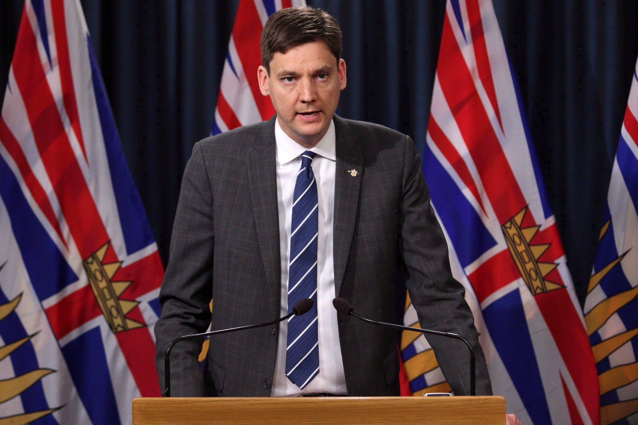 B.C. Premier David Eby has issued a plea for peaceful protest
