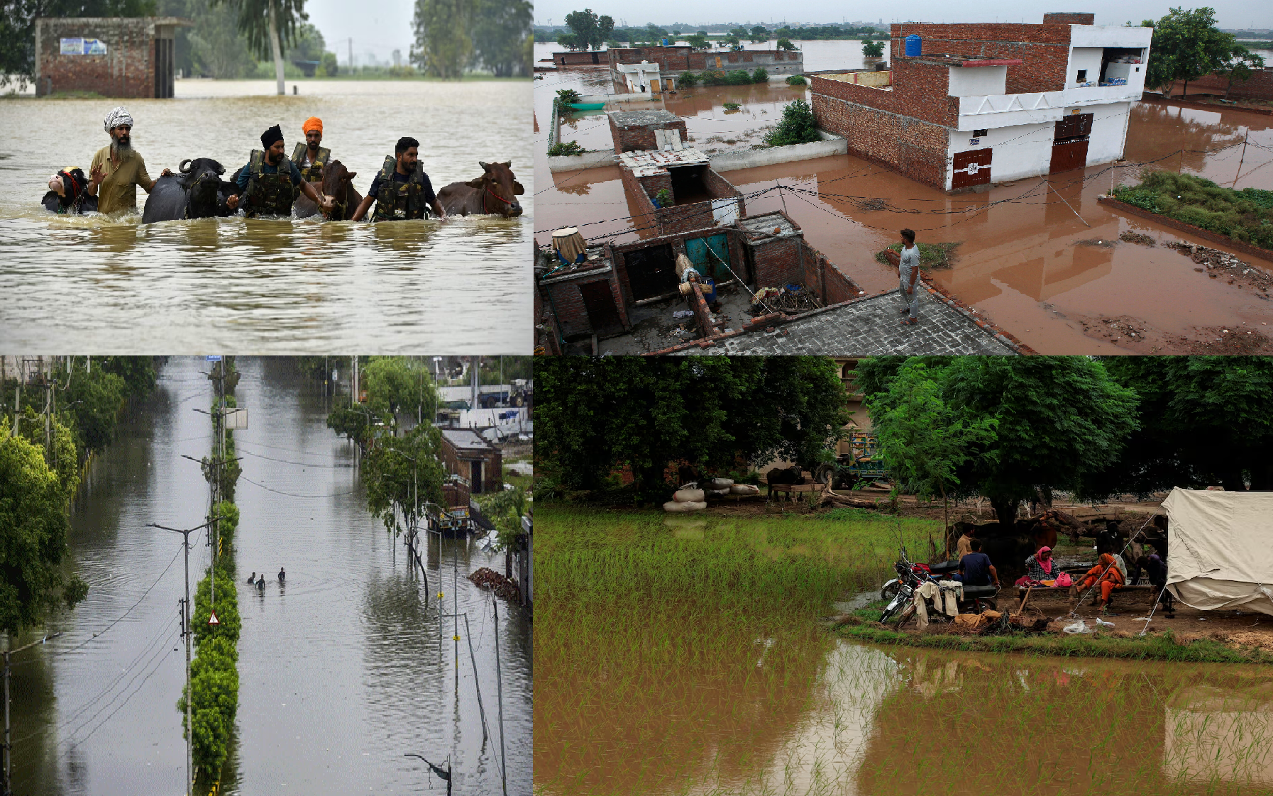 ਪੰਜਾਬ ‘ਚ ਭਾਰੀ ਹੜਾਂ ਦੀ ਸਥਿਤੀ, ਵੱਡੀ ਗਿਣਤੀ ‘ਚ ਲੋਕ ਪ੍ਰਭਾਵਿਤ